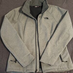 Woman’s The North Face Light Green Softshell Jacket